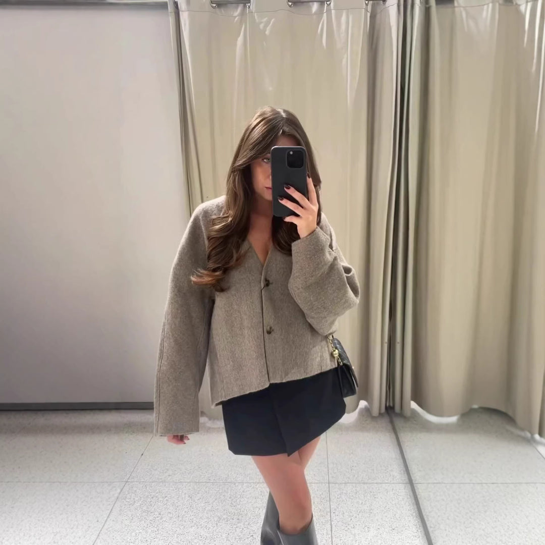 Femmes Confortable et Simple Blazer Veste Chic & Stil