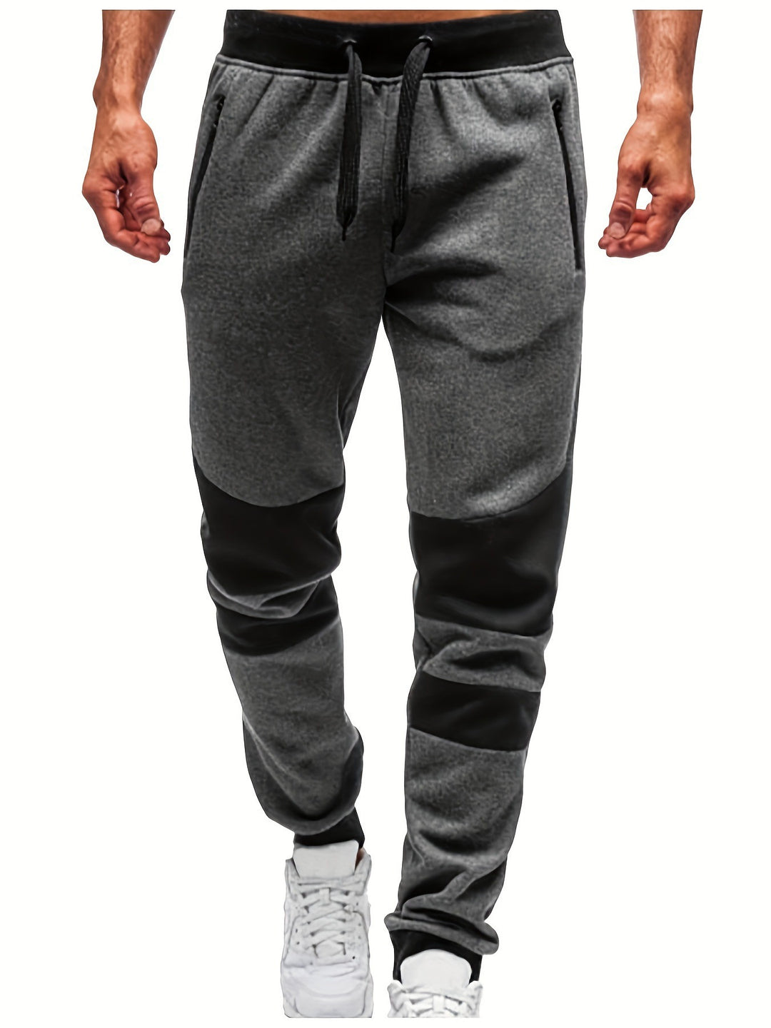Men's casual sports pants in breathable material with contrasting details Lune London