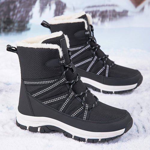 Insulated winter boots for women with non-slip sole and breathable upper material Lune London