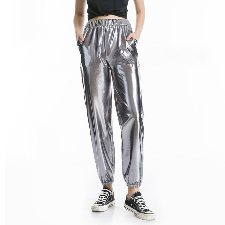 Women's Stylish and Shiny Leisure Pants Chic & Stil