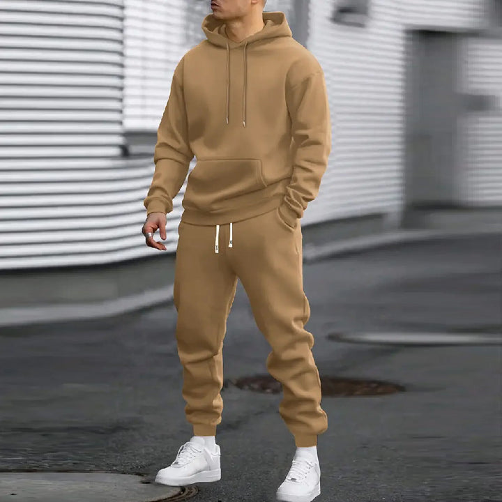 Men's Hooded Sports Tracksuit with Practical Pockets Lune London