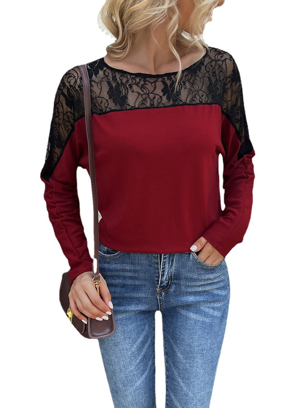 T-shirt for women with lace and trendy cut Lune London