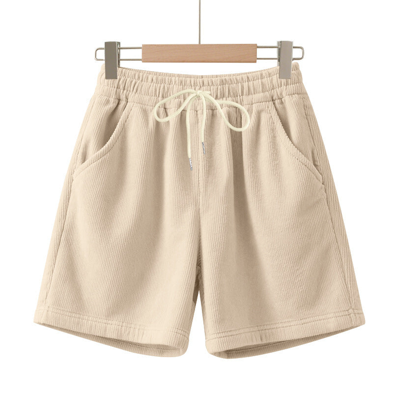 Casual men's pants in soft fabric with elastic waistband and practical side pockets Lune London