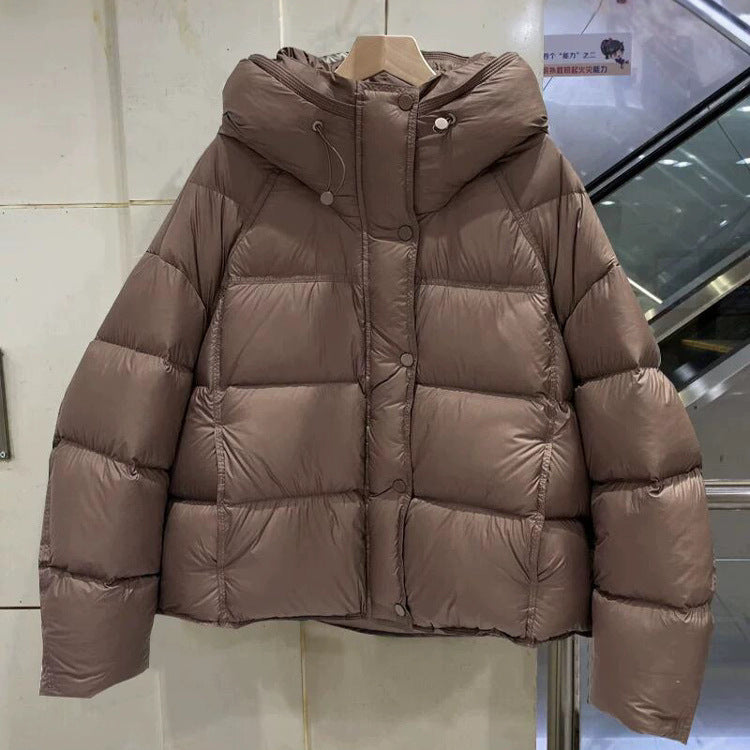 Women's down jacket with hood Lune London