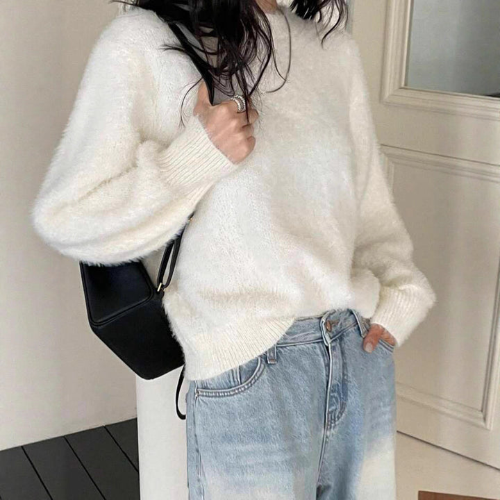 Ladies Trendy Cozy Sweater Loose Fit Lune London