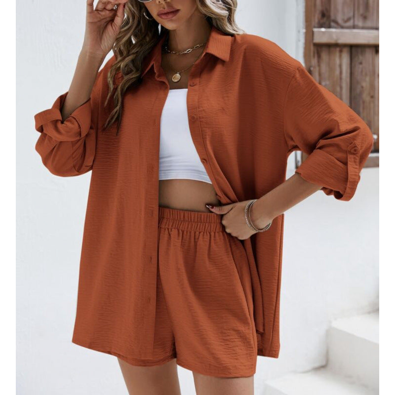 Lune London casual top and shorts set for women