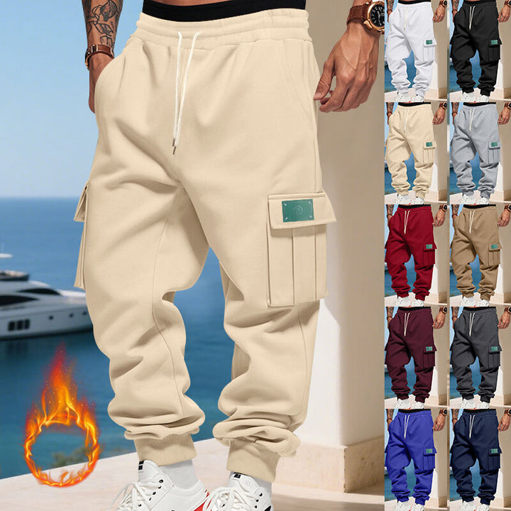 Comfortable cargo jogger pants for men with functional pockets Lune London