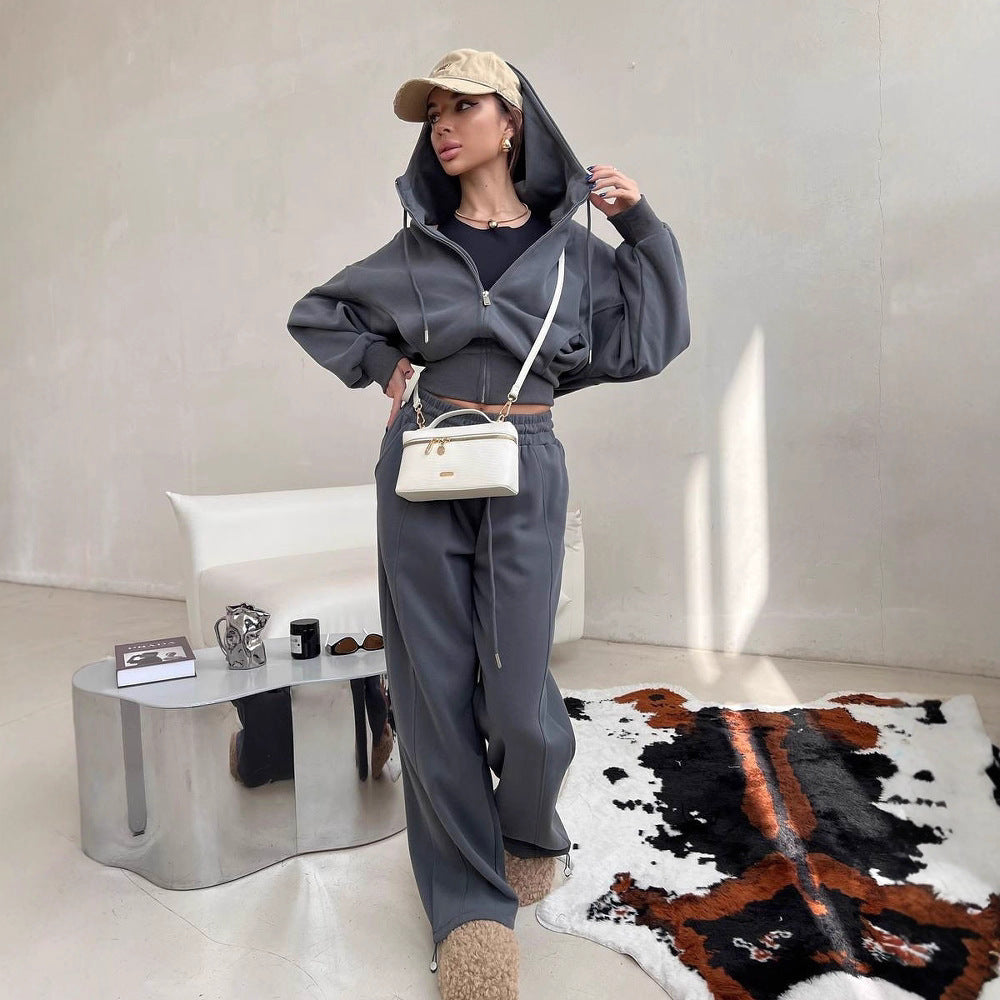 Women Oversized Sports Hoodie and Loose Jogging Pants Lune London