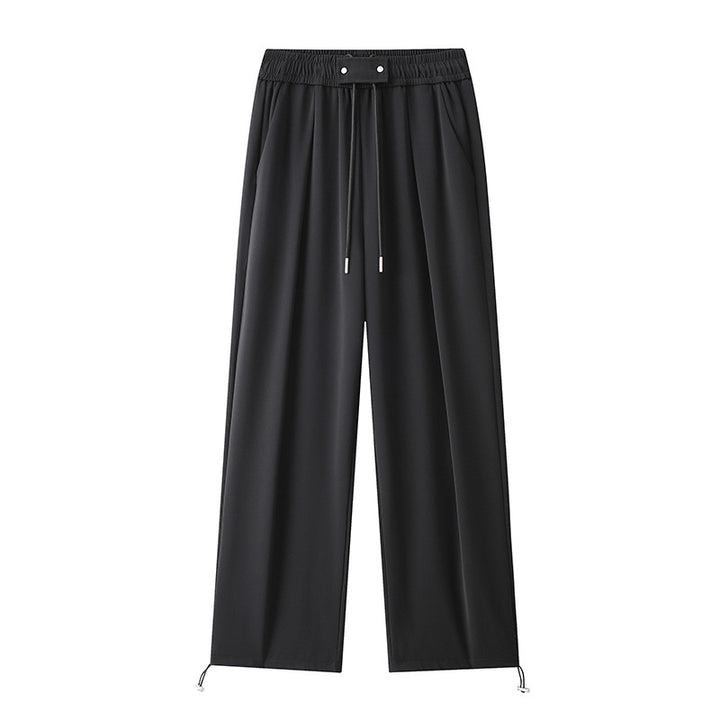 Loose leisure pants for women with elastic waist and adjustable drawstring Lune London