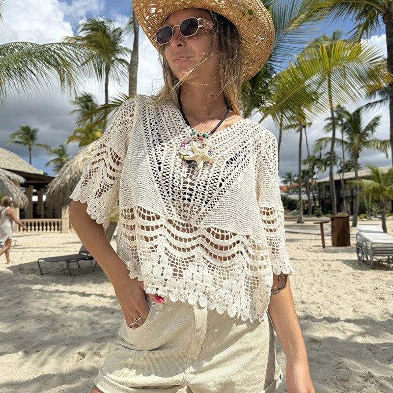 Women Crochet Beach Cover-Up Lune London