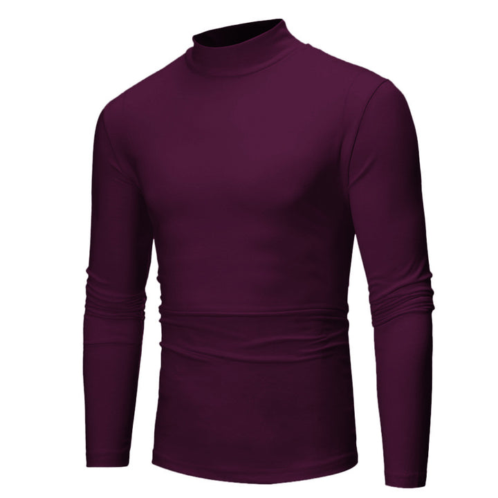 Long sleeve t-shirt for men with high collar and flattering cut Lune London