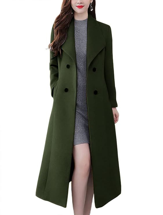 Ladies Long Wool Coat Lune London