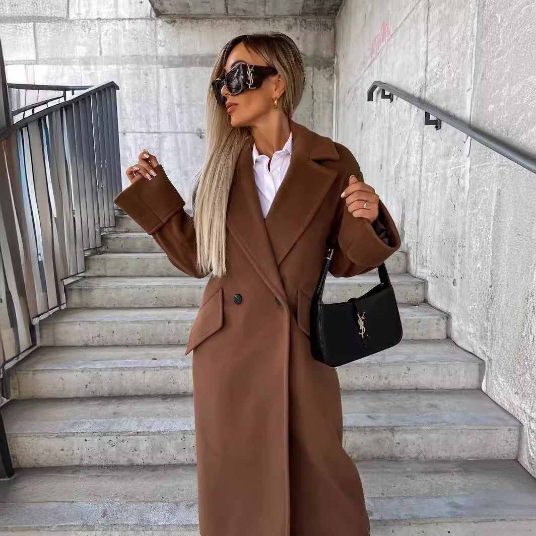 Women Oversized Wool Coat Elegant Lune London