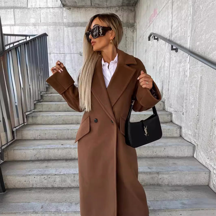 Women Oversized Wool Coat Elegant Lune London