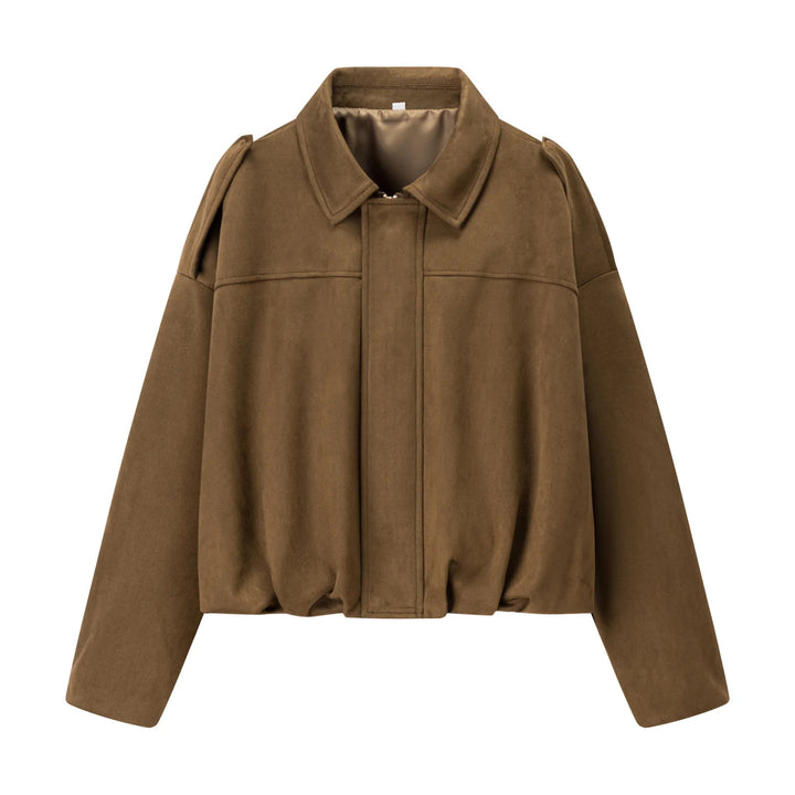 Trendy cropped jacket for women with comfortable cuffs and an elegant collar Lune London