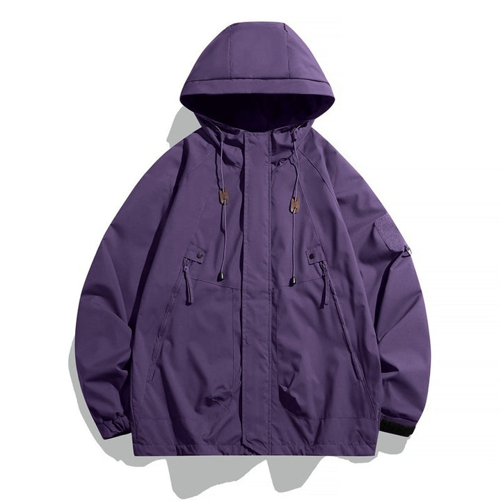 Functional technical jacket for women with adjustable hood system and robust weather protection Lune London