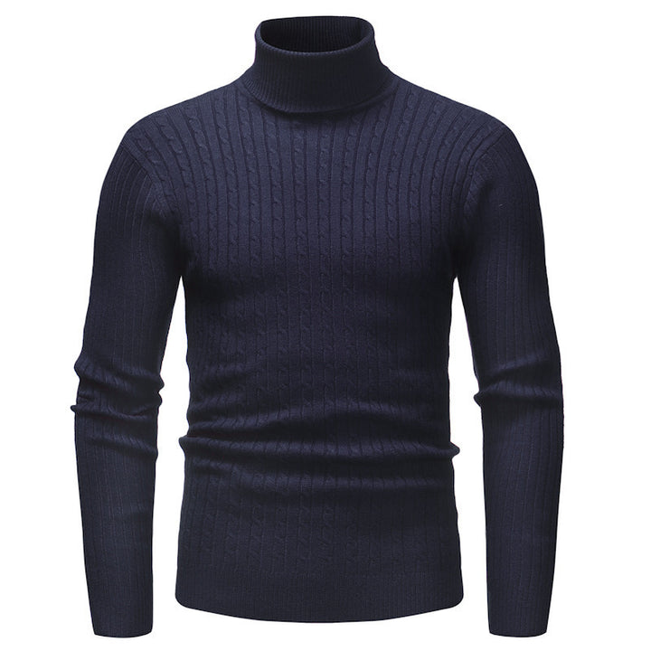 Elegant turtleneck sweater for men in fine knit Lune London