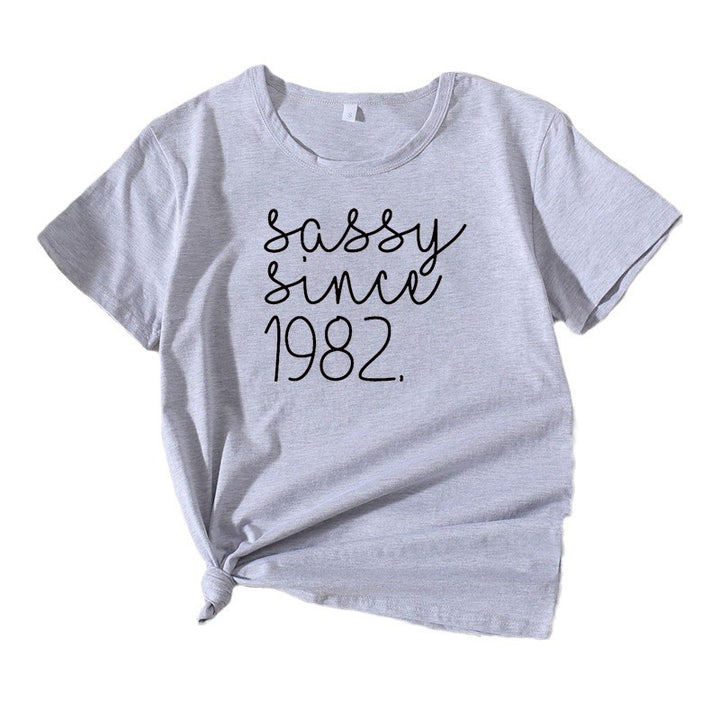 Ladies Sassy Statement Graphic T-shirt Lune London