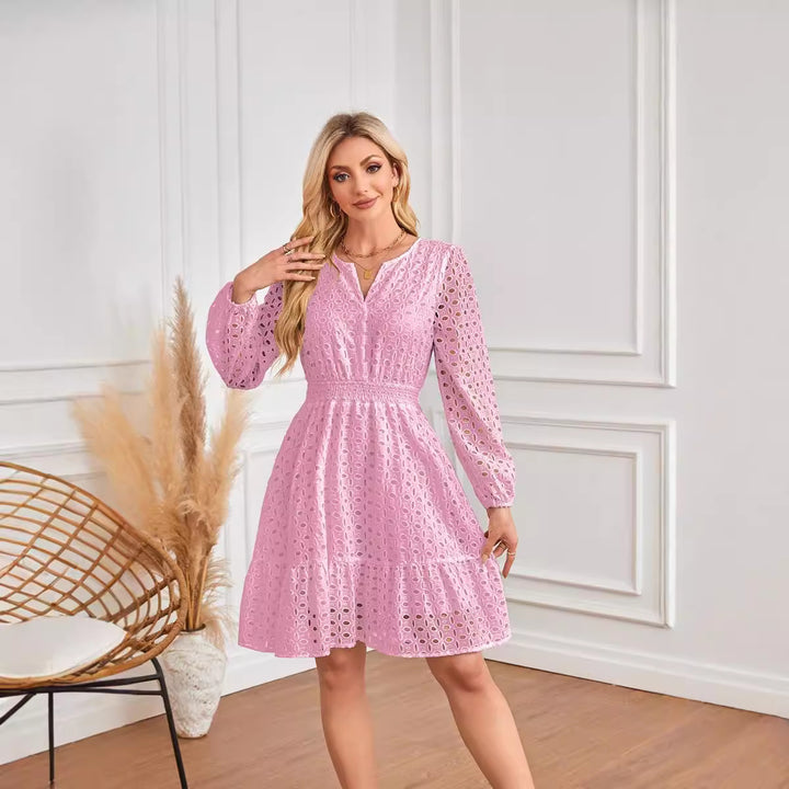 Lady garment with hole pattern Lune London