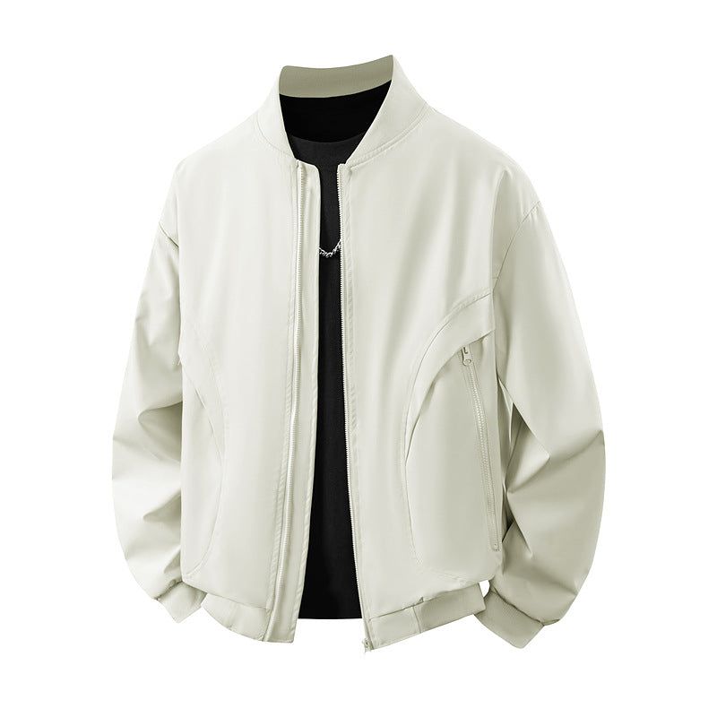 Trendy men's windbreaker with practical pockets Lune London