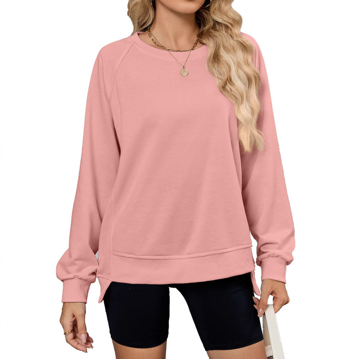 Casual sweatshirt for women with side slits and casual cut Lune London