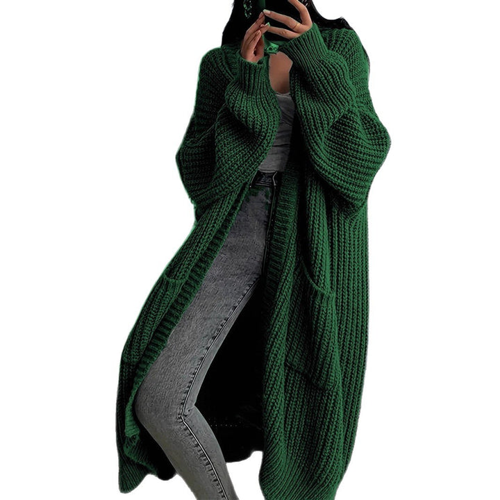 Ladies Large open sleeve knit cardigan with a comfortable fit Lune London