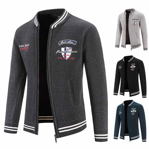 Men's sport knitted jacket with versatile design Lune London