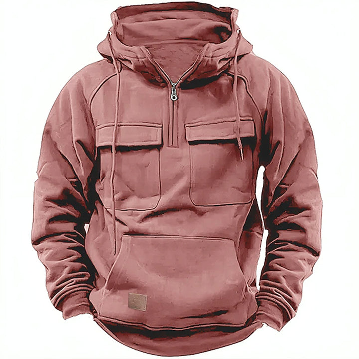 Men's casual hoodie with practical pockets and modern fit Lune London