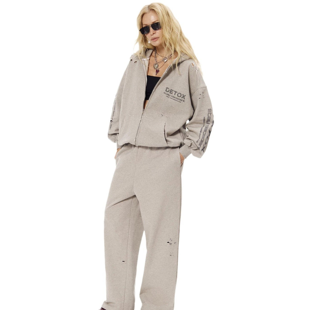 Women's sporty tracksuit set with hoodie and comfortable jogger pants Lune London