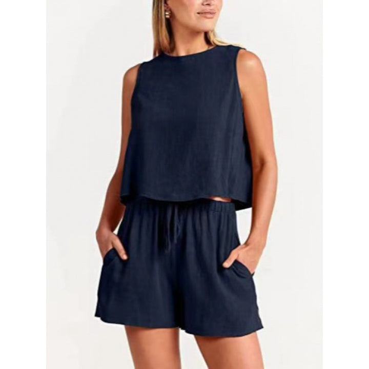 Lune London Women's Casual Two-Piece Shorts Set