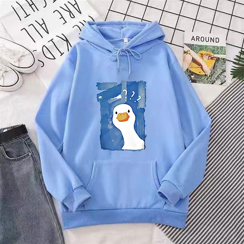 Women's Hoodie with Playful Duck Motif Chic & Stil 1772613013