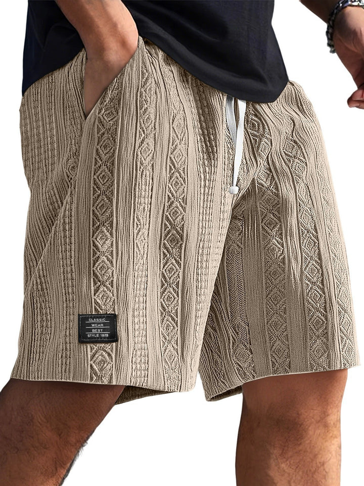 Men's Stylish Leisure Pants in Casual Knit Design Lune London