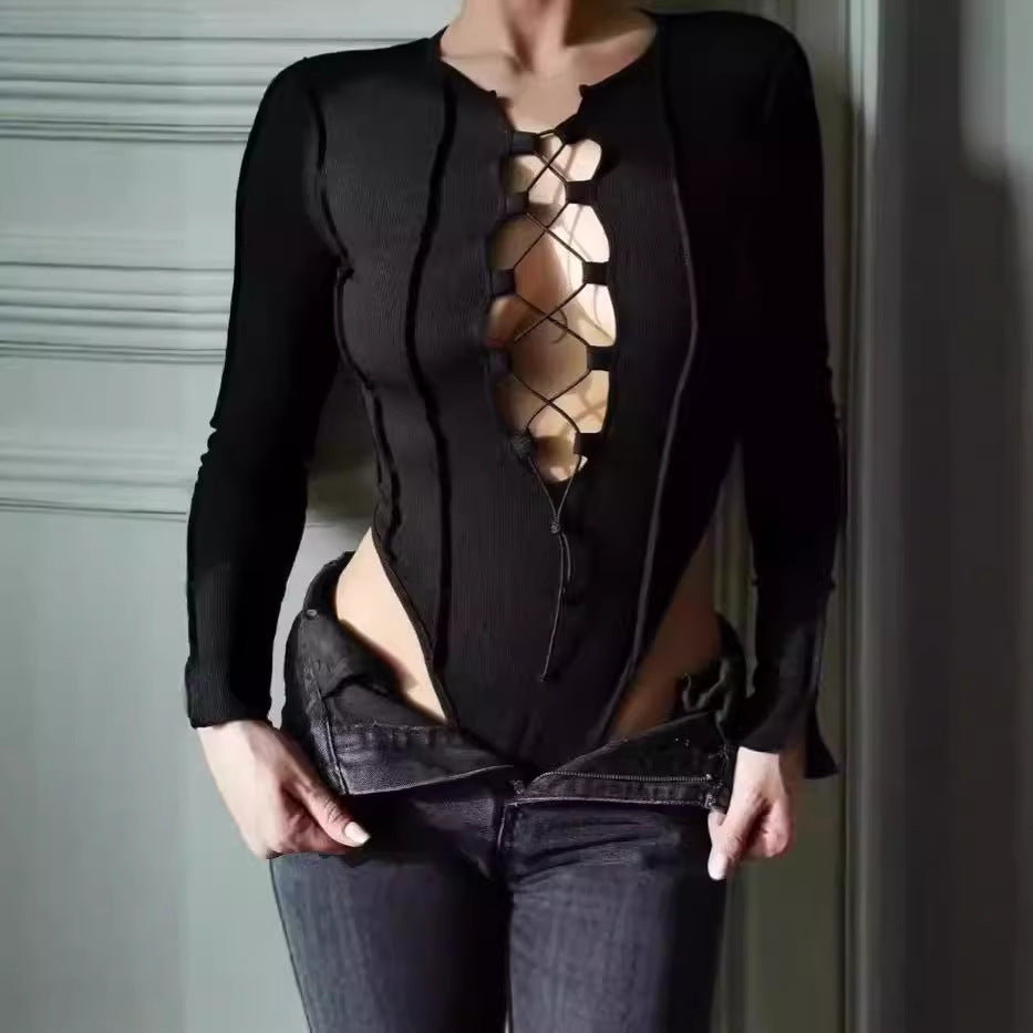 Stylish long sleeve bodysuit for women Lune London