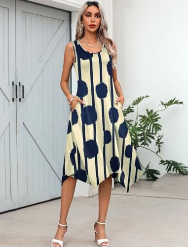 Summer shirt dress for women with asymmetrical hem and eye-catching pattern Lune London