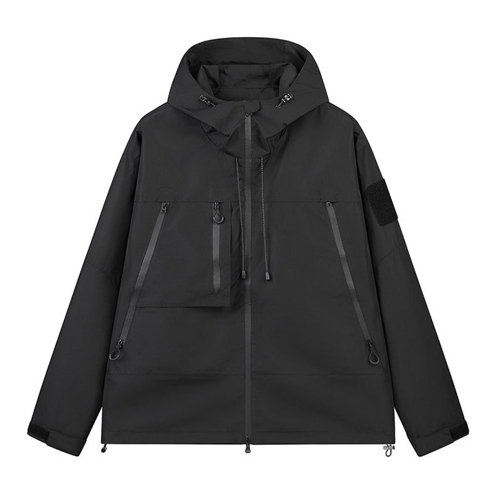 Ladies versatile outdoor jacket with adjustable hood system and innovative ventilation solutions Lune London