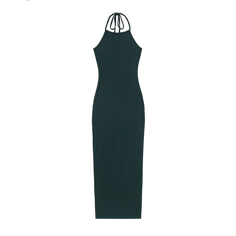 Elegant maxi dress for women with side slit Lune London