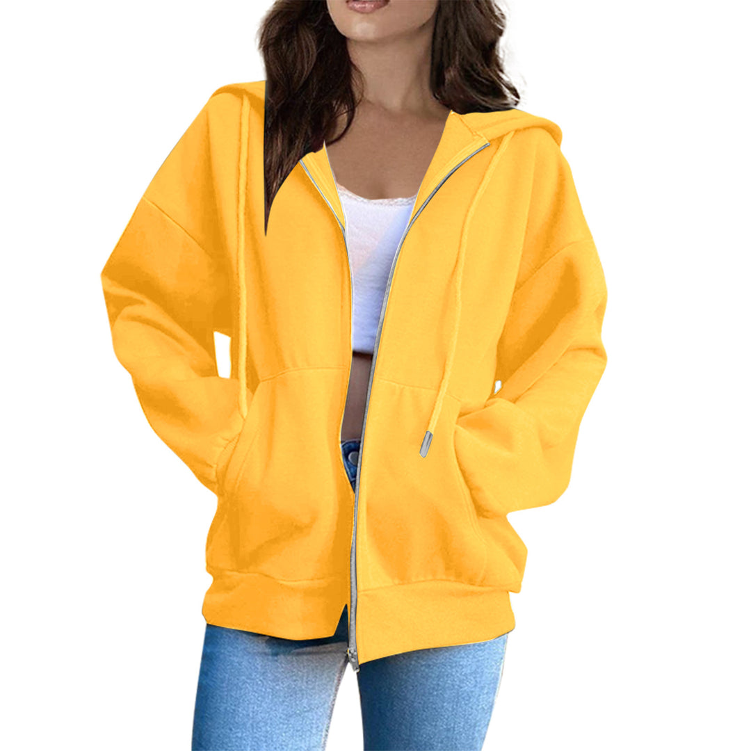 Women's hoodie jacket with cozy oversized cut Chic & Stil