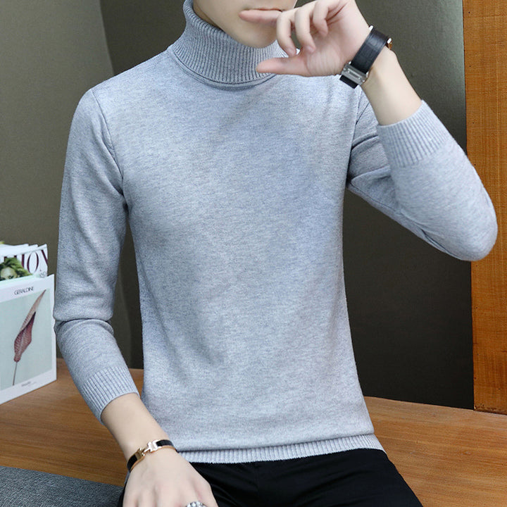 Turtleneck sweater with a fine structure for men Lune London