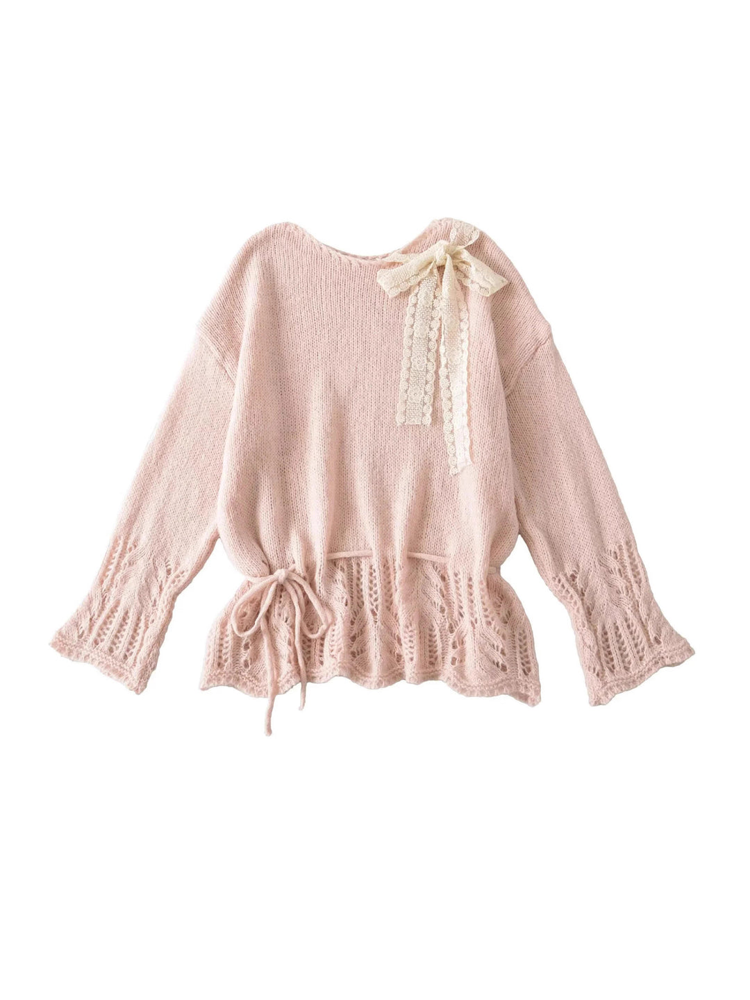 Stylish knitted top for women with elegant sophistication and chic ties and style