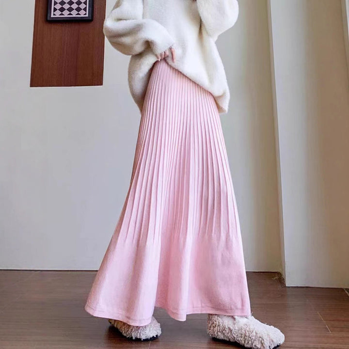 Elegant pleated skirt for ladies with high waist Lune London