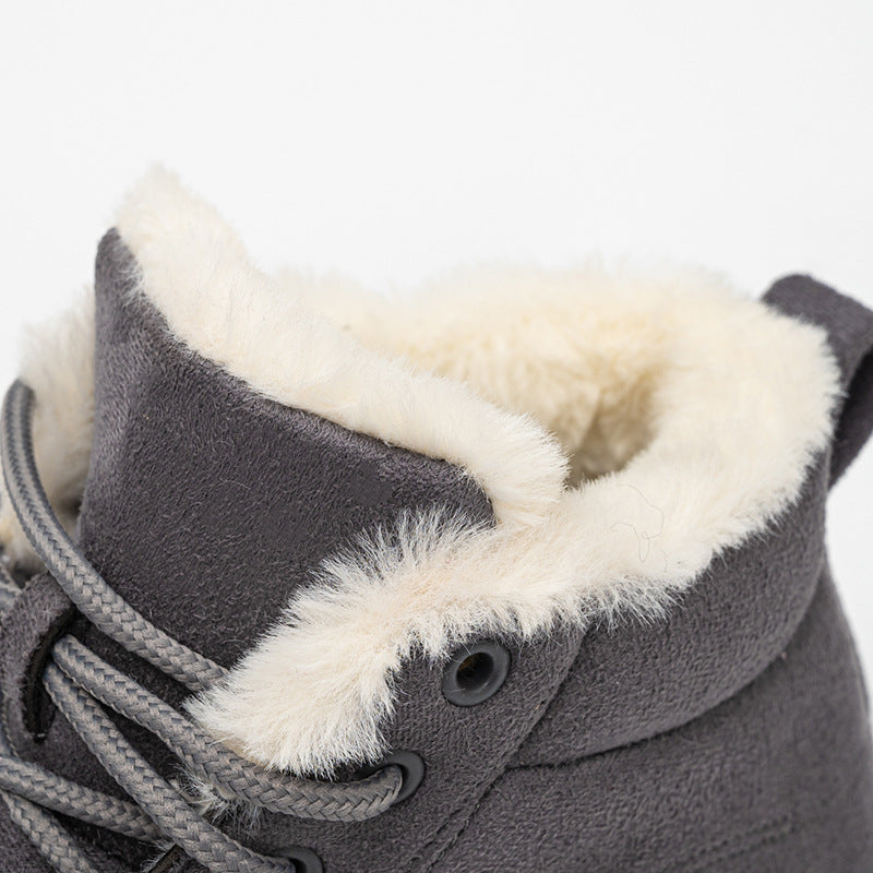 Bottes d'hiver pour femmes doublées avec semelle antidérapante Lune London