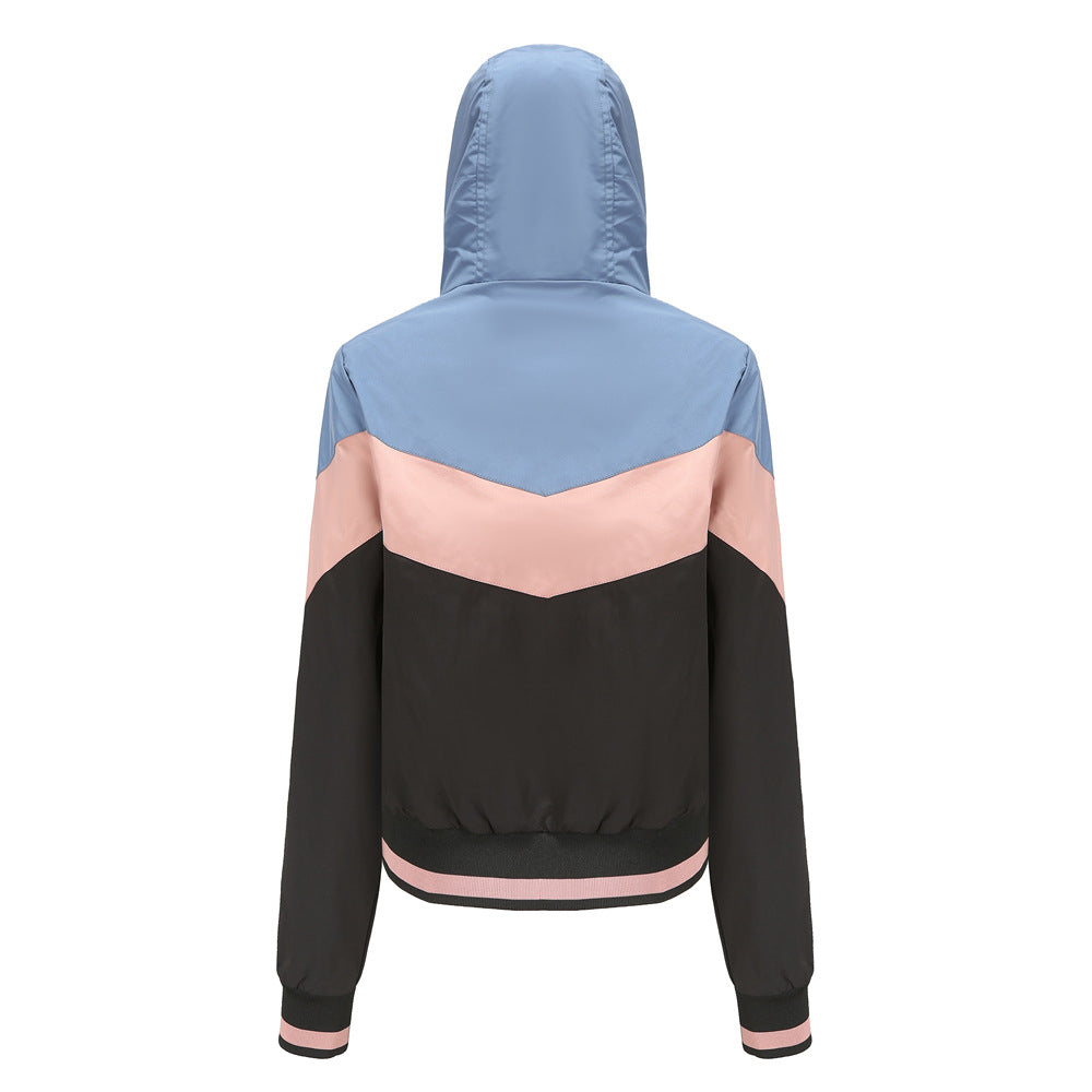 Windbreaker jacket for women with practical zip pockets Lune London
