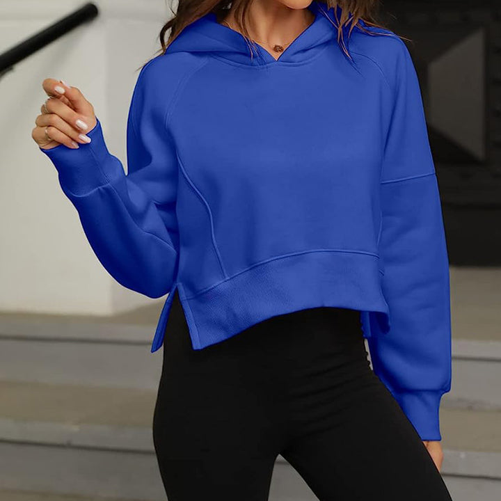 Cropped hoodie for women with casual cut Lune London