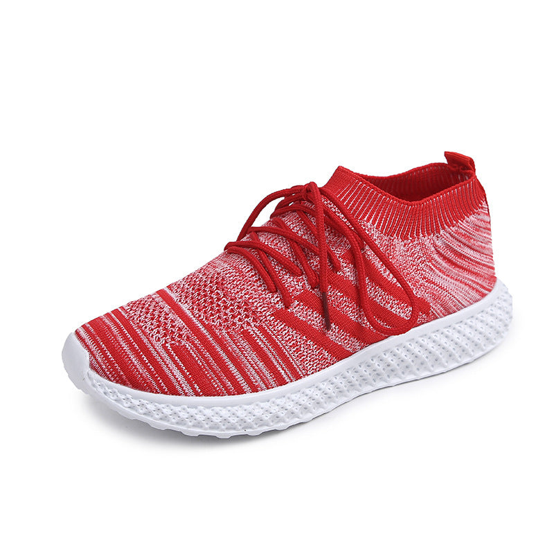 Women's breathable slip-on sneakers with elastic upper Lune London