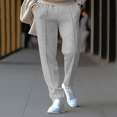 Women's casual jogging pants with elastic waistband and side pockets Lune London