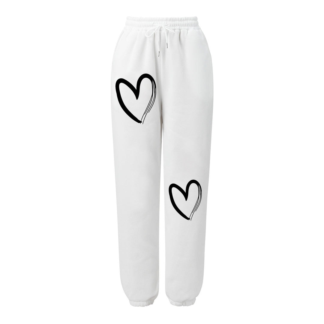 Women's comfortable sweatpants with cute print Chic & Stil