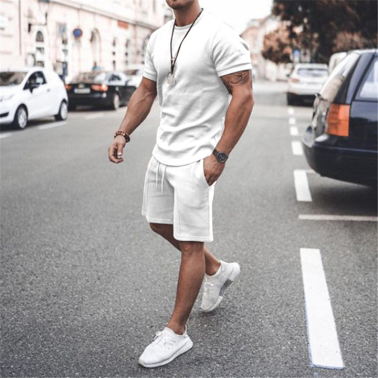 Men's short-sleeve sports set in breathable material Lune London