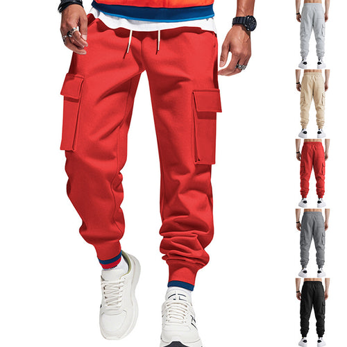 Men's cargo jogger pants with elastic waistband and practical side pockets Lune London 1760051045