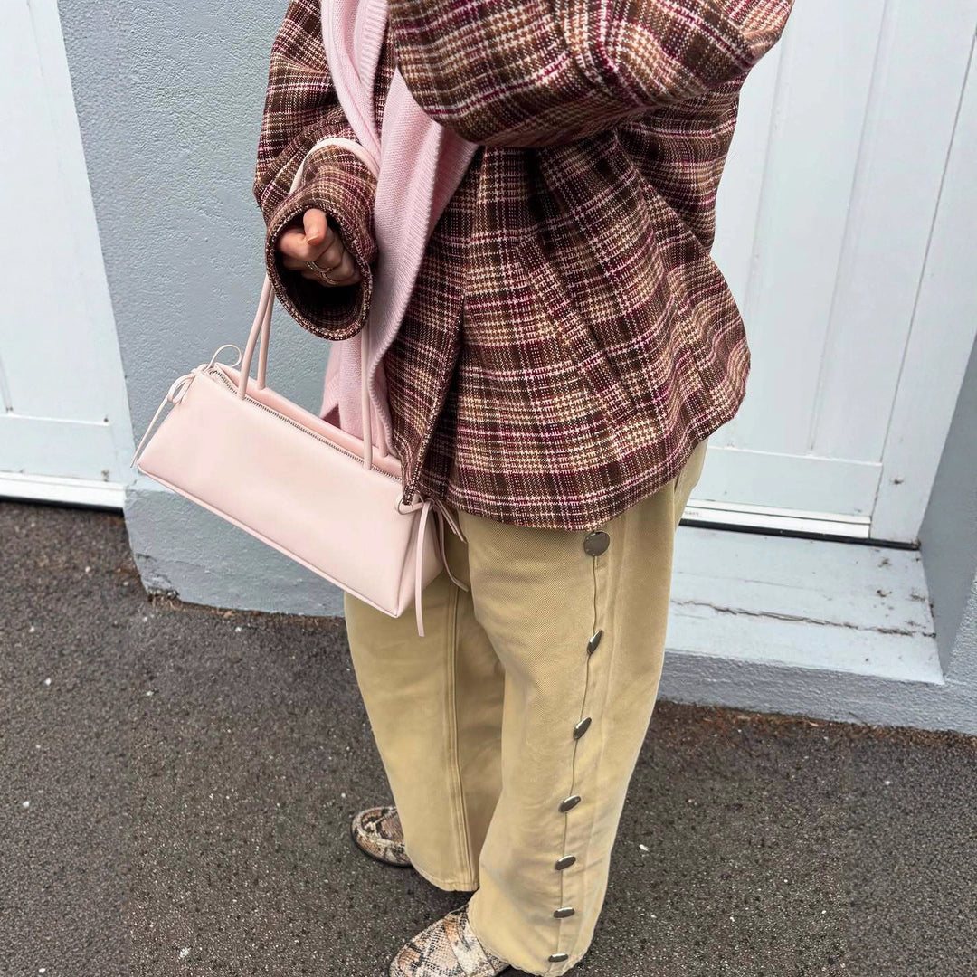 Veste check stylée pour femmes en coupe oversize tendance Chic & Stil