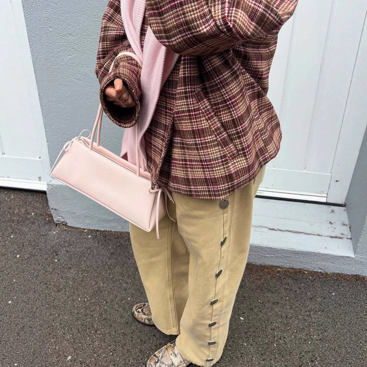Veste check stylée pour femmes en coupe oversize tendance Chic & Stil
